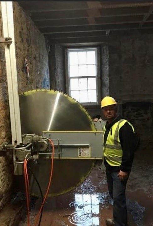 Diamond Wall Sawing Diamond Wall Sawing